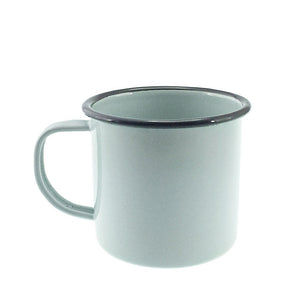 Enamel Mug 350ml - Duck Egg Blue/Grey