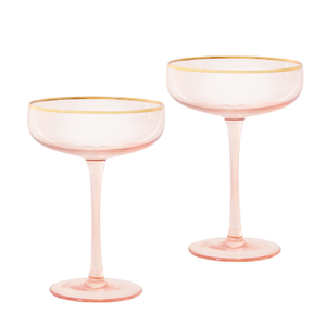 Coupe Glasses Crystal S/2