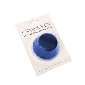 Foil Baking Cups Medium NAVY