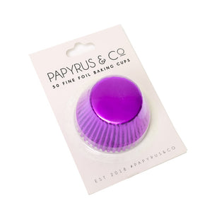 Foil Baking Cups Medium PURPLE