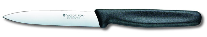 10cm Paring Knife  Pointed Blade - Black