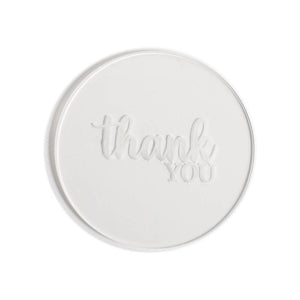 Cookie Embosser Stamp - Thank You