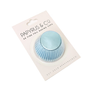 Foil Baking Cups Medium PASTEL BLUE