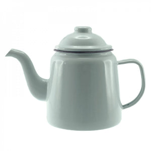 Enamel Teapot 1.5L - Duck Egg Blue/Grey