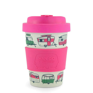 Bamboo Travel Mug 300ml - Vintage Pink