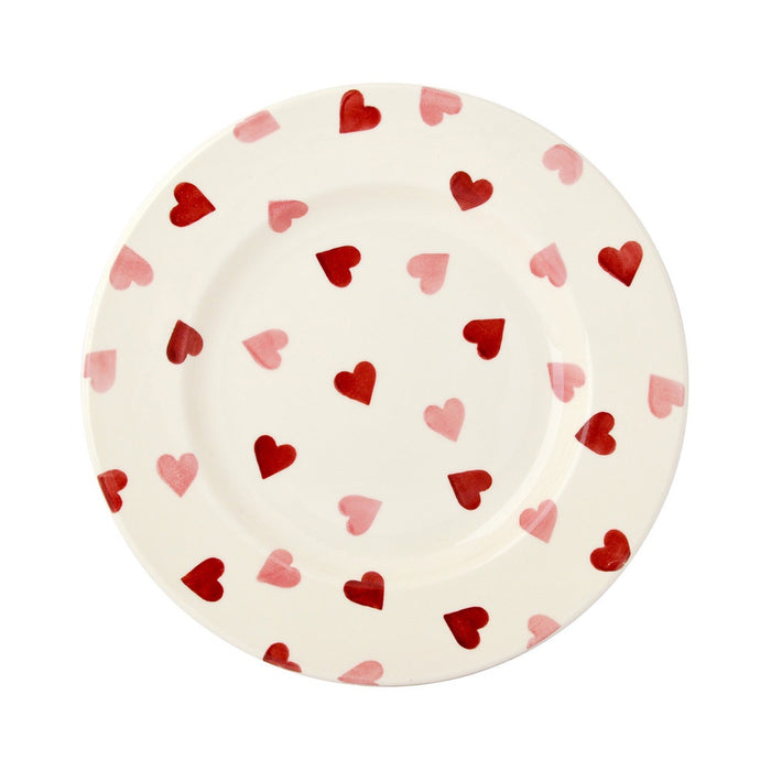 EB Pink Hearts 8 1/2" Plate