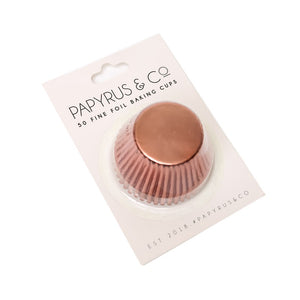 Foil Baking Cups Medium ROSE GOLD