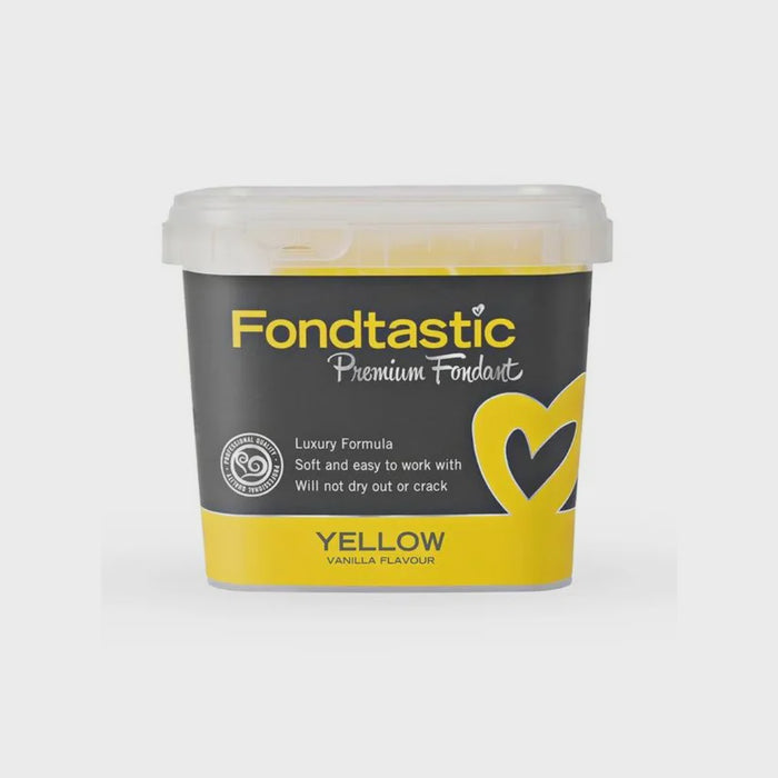 Fondtastic Premium Fondant - Yellow 1kg