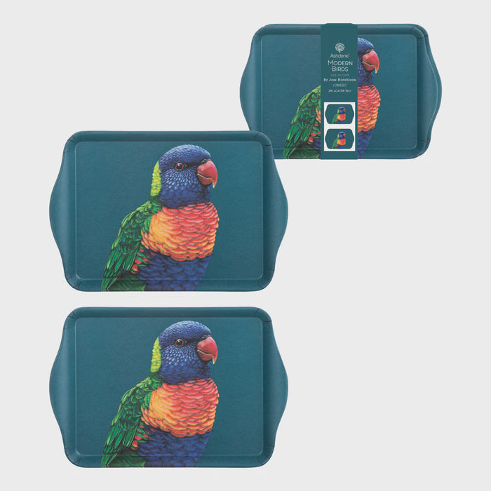 Modern Birds Rainbow Lorikeet Scatter Tray