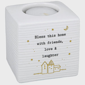 Thoughtful Words Tealight Holder Home