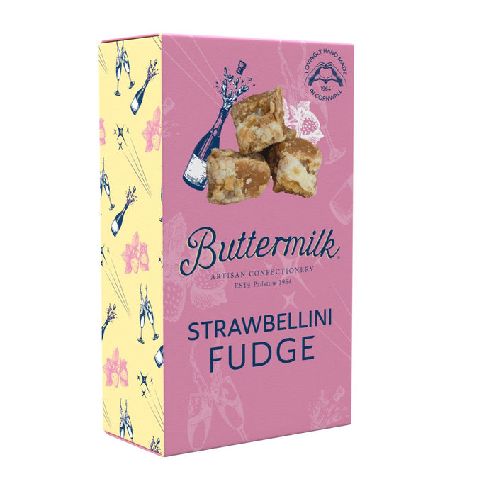 Buttermilk Strawberry Cocktail Fudge Box 100g