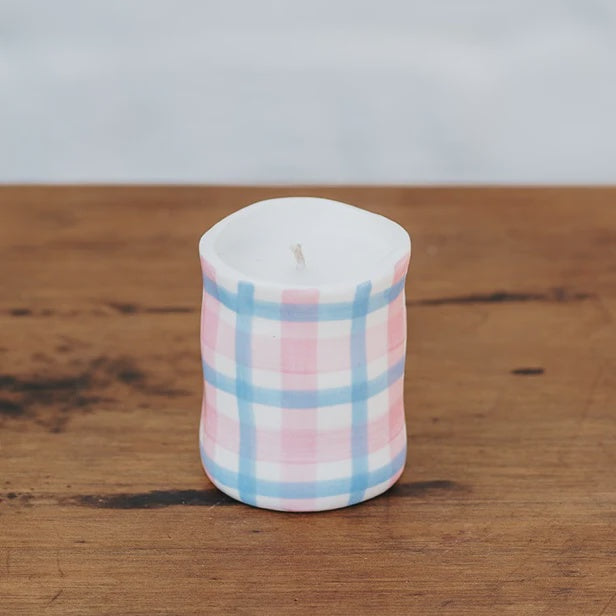 Small Candle - Peony Suede