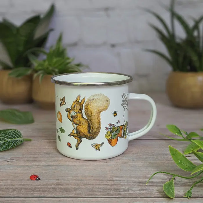 Enamel Mug - Beatrix Potter's Squirrel Nutkin