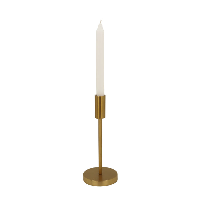 Candle Stand Brass Small 9x23cm
