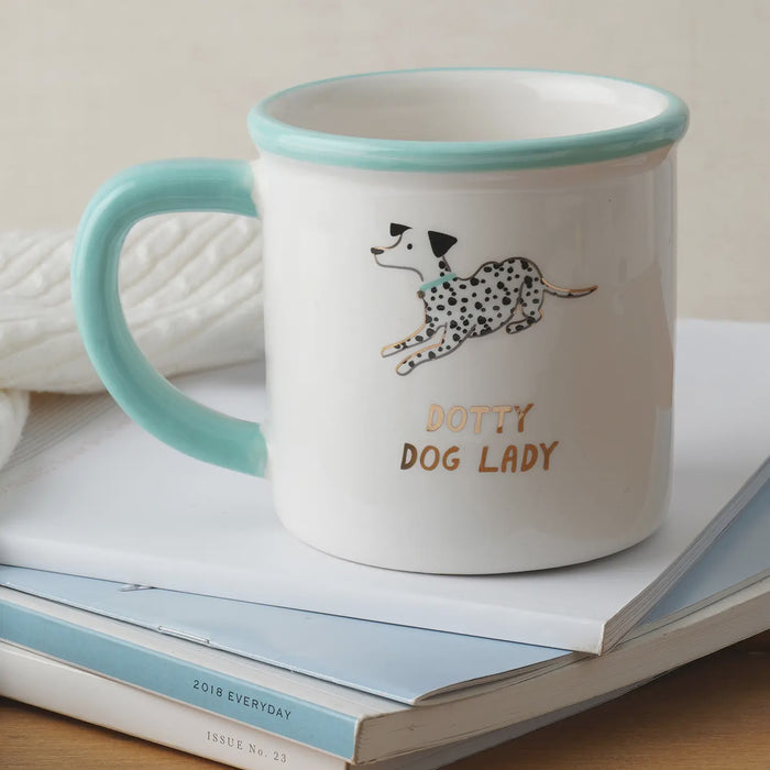 Ceramic Mug - Dotty Dog Lady