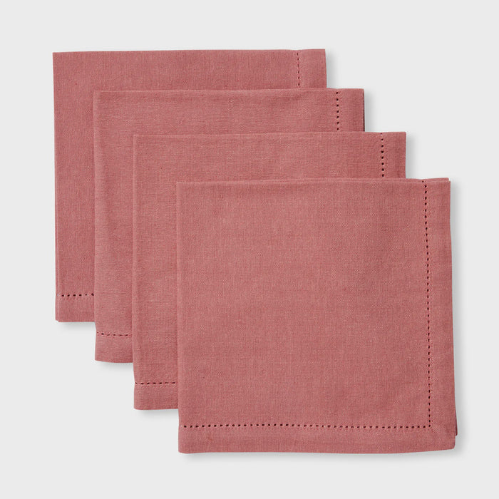 New Jetty Rose Pink Napkin Set 4