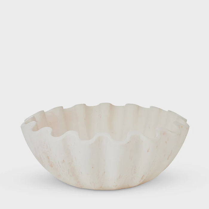 Aries Cream Ripple Bowl D29.5xH10cm