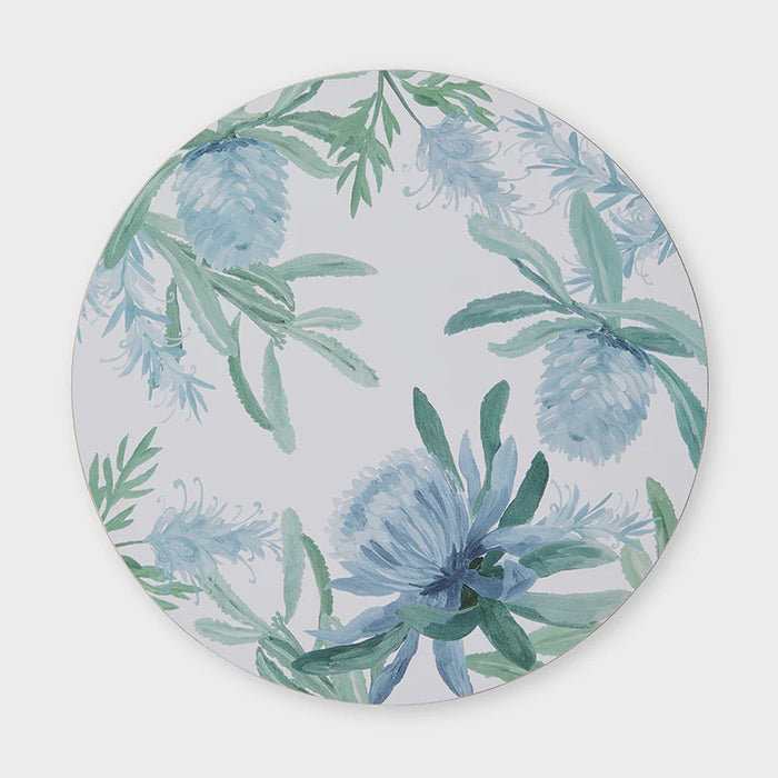 Moama Blue Round Placemat Set 4