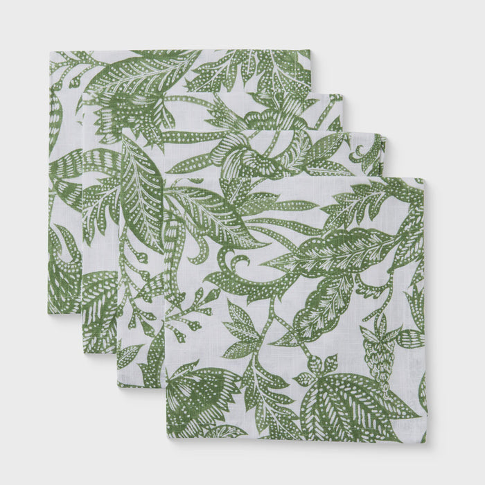 Samara Green Napkin Set 4
