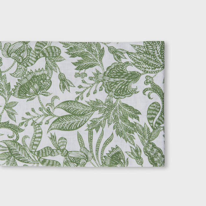 Samara Green Table Runner