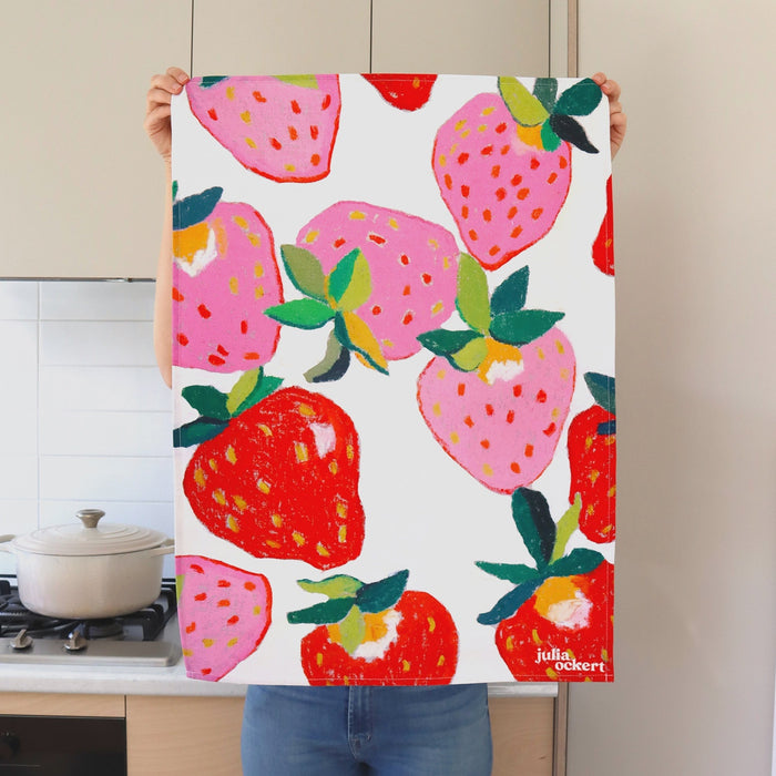 Tea Towel - Strawberries