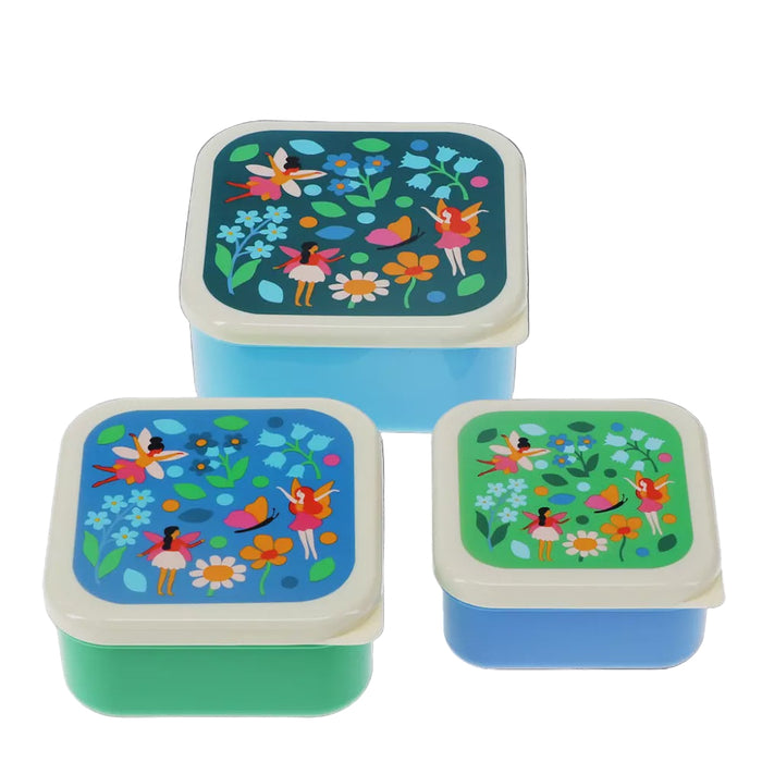 Snack boxes (set of 3) - Fairies in the Garden