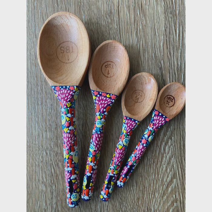 Flower Garden, Colourful Measuring Spoons