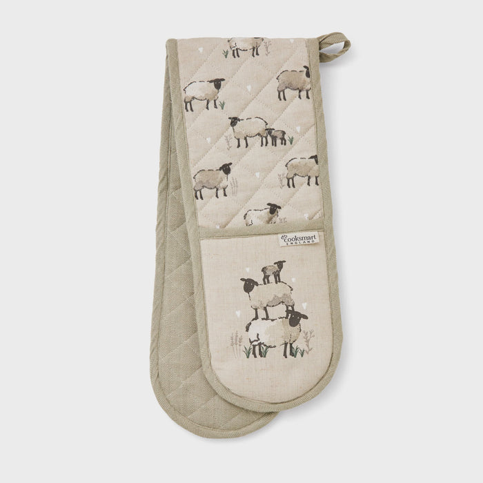 Double Oven Glove Highland Sheep