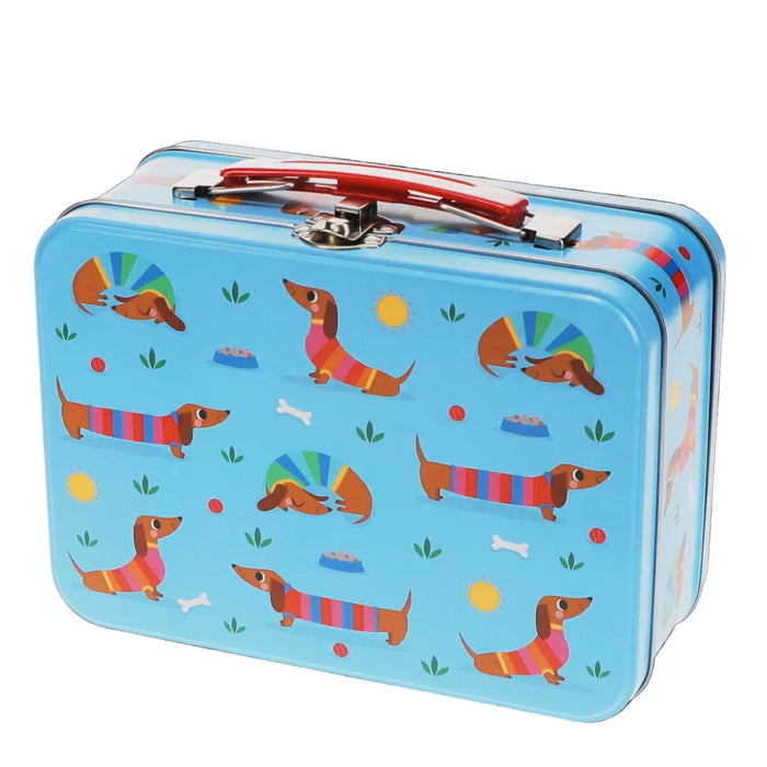 Tin case - Sunny Sausage Dog