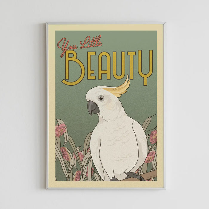 Australian Art - Cockatoo Poster A4