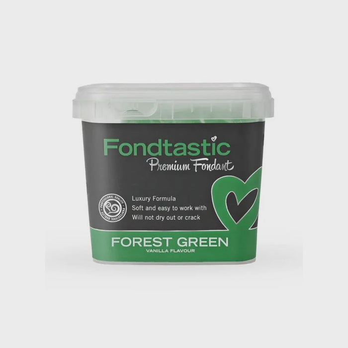 Fondtastic Premium Fondant - Forest Green 1kg