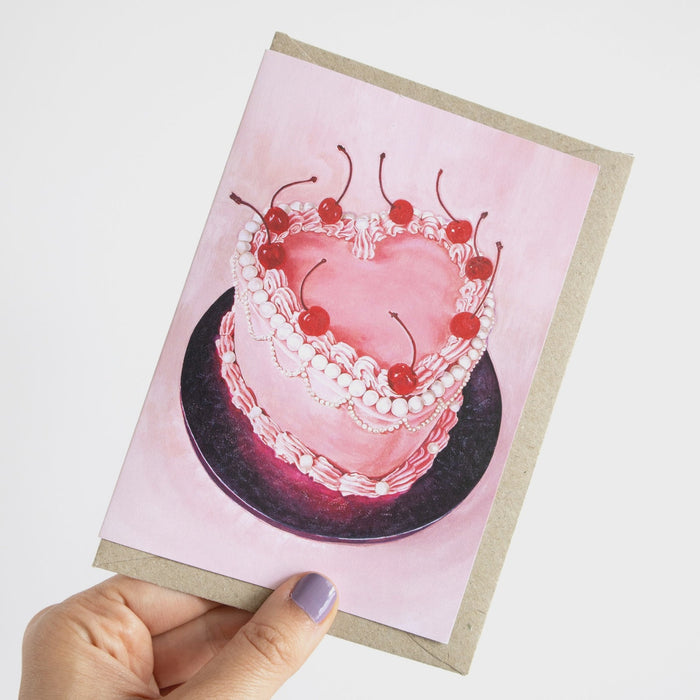 Greeting Card - Pink Princess Cake