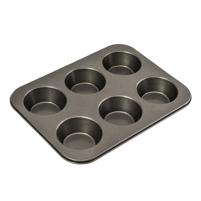 Bakemaster 6 Cups Large Muffin Pan 35X26Cm