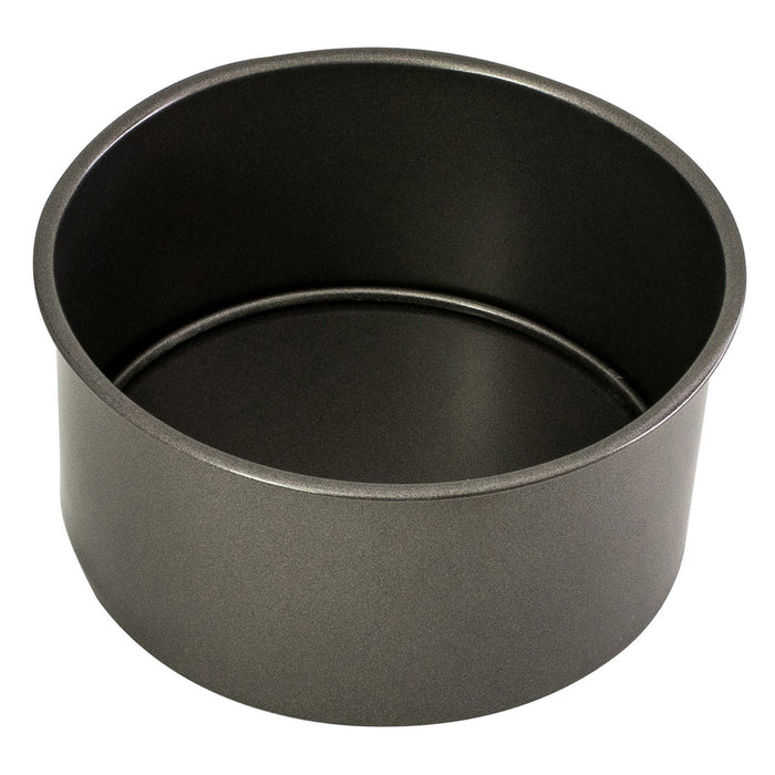 Bakemaster Loose Base Round Deep Cake Pan 18X8Cm