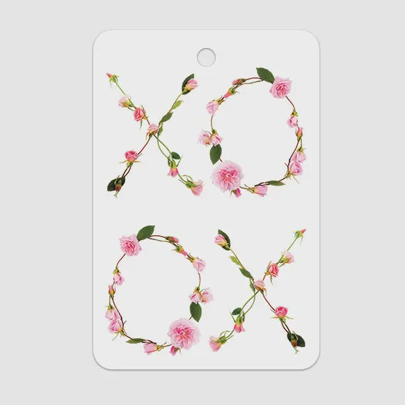 Gift Tag - Floral Rose Kisses