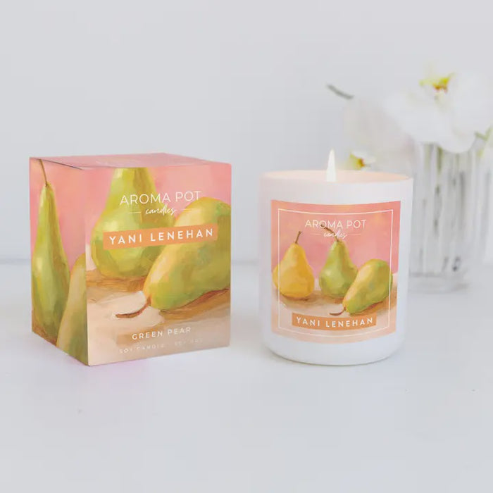 Yani Lenehan Artist Soy Candle - Green Pear