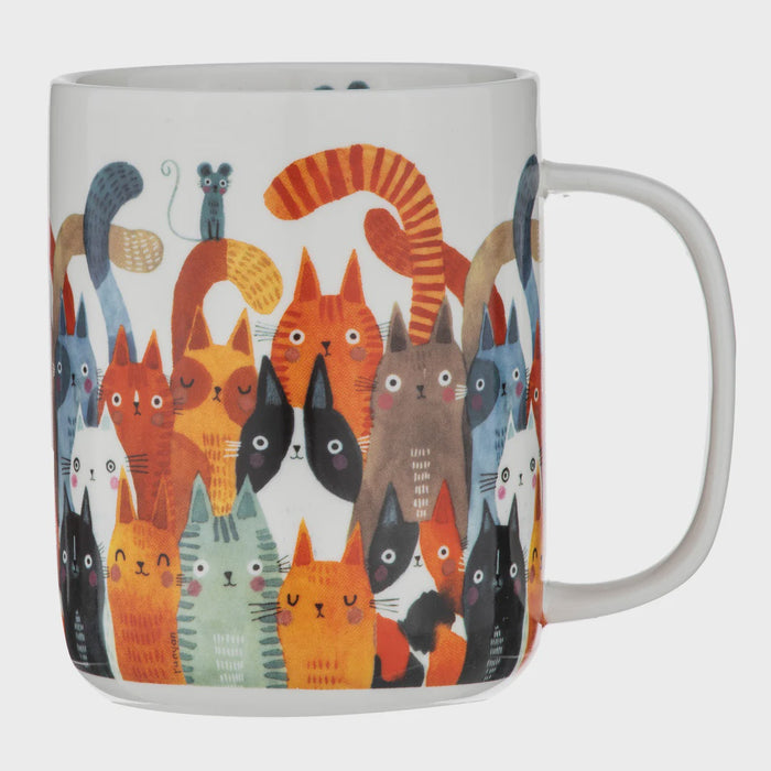Quirky Cats Photobomb Mug