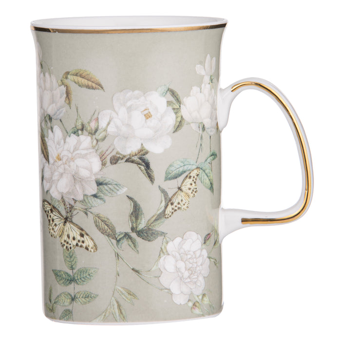 Elegant Rose Green Mug