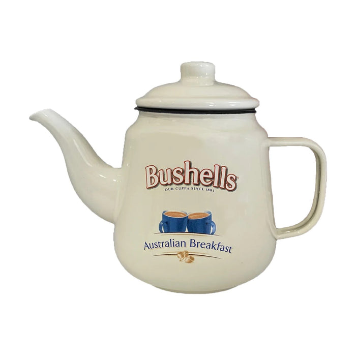 Bushells Enamel Teapot