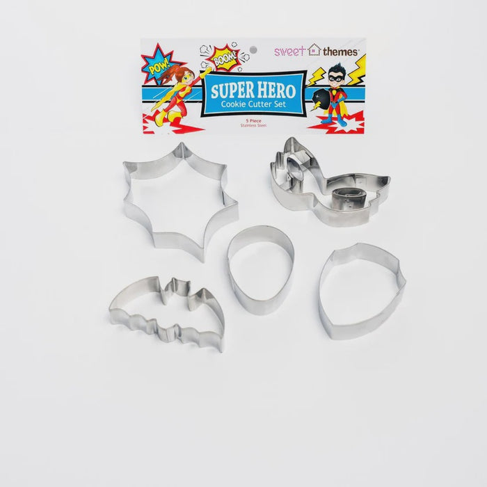 Superhero 5pce  Cookie Cutter Pack