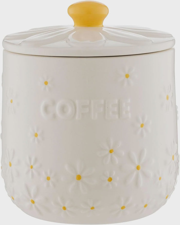 Daisy Coffee Jar