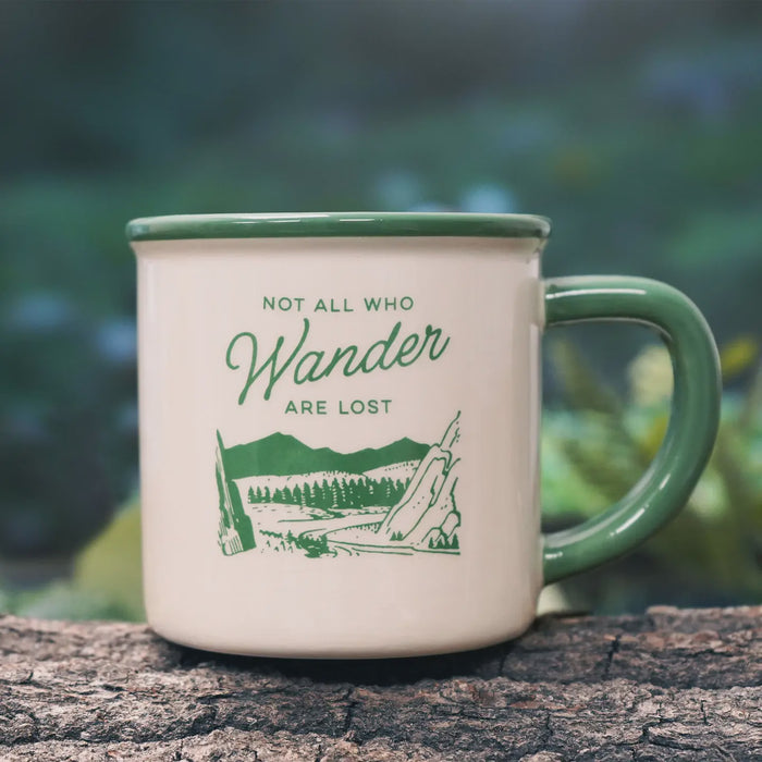 Stoneware Mug - not All Who Wander Are Lost'