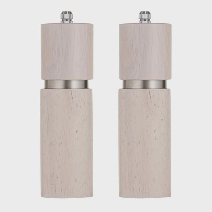 Gather White Wash Salt&Pepper Grinders