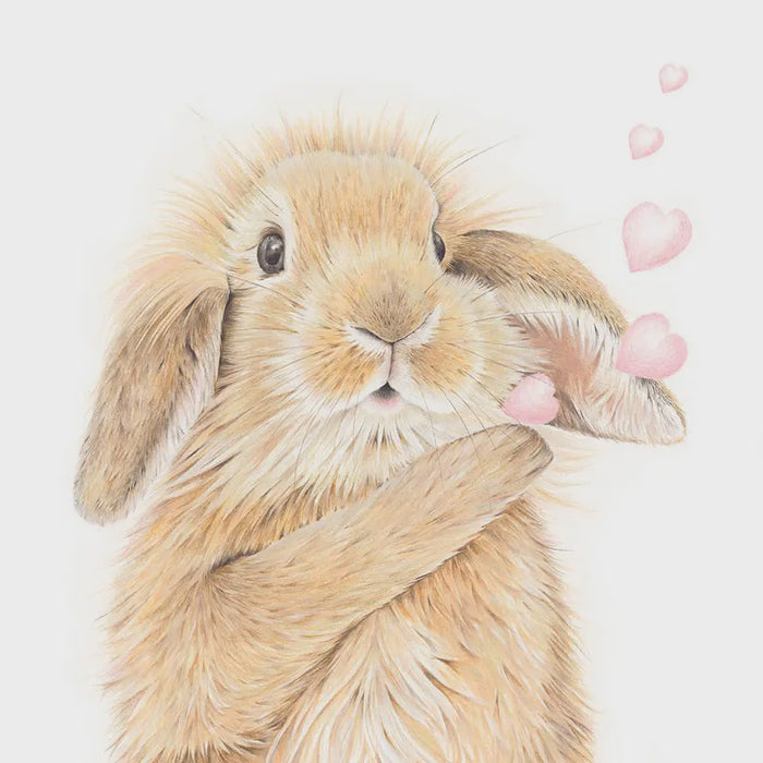 Fine Art Print: Bunny Hearts