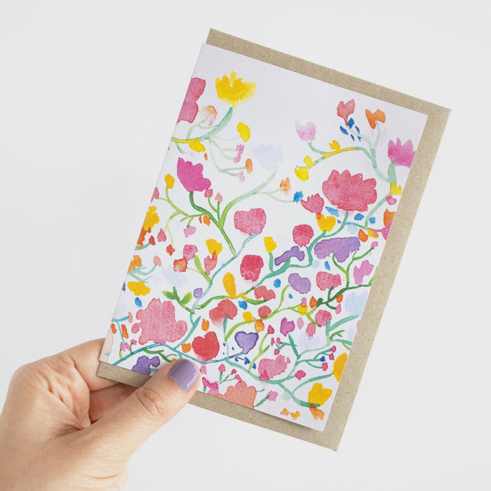 Greeting Card - Flower Kisses