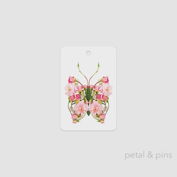 Gift Tag - Floral Butterfly Pearls