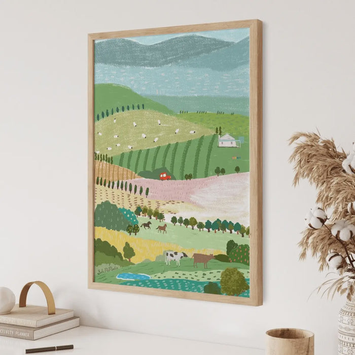 A4 Art Print - Australian Landscape/Country