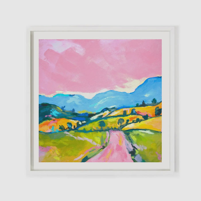 Art Print - Pastel Landscape V1 Square