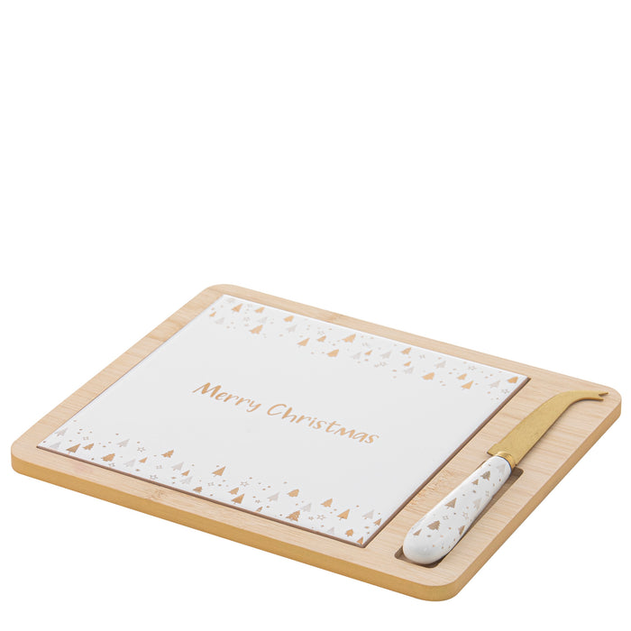 Comet Platter & Cheese Knife Set