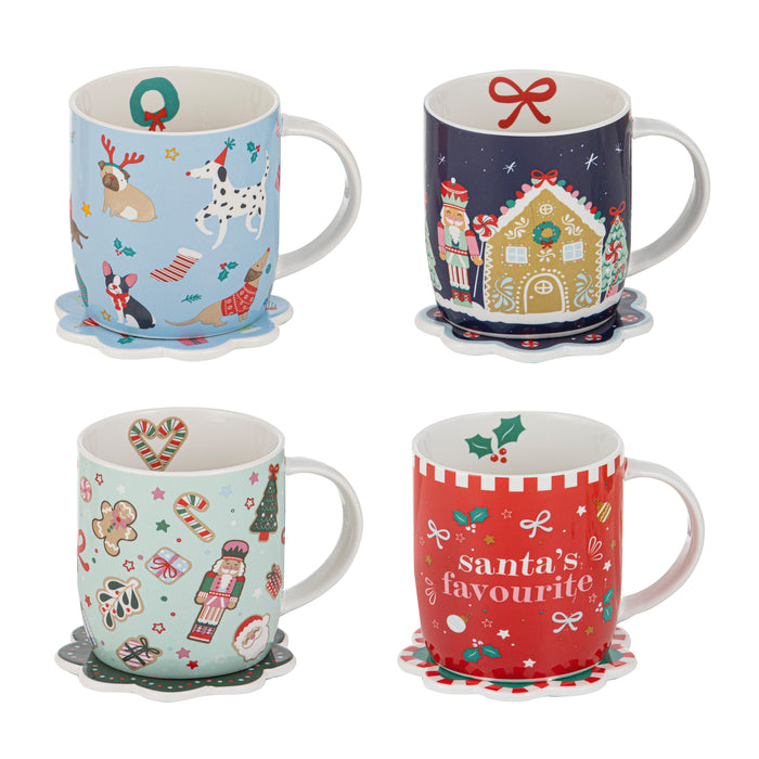 Festive Fun Mug & Coaster Set